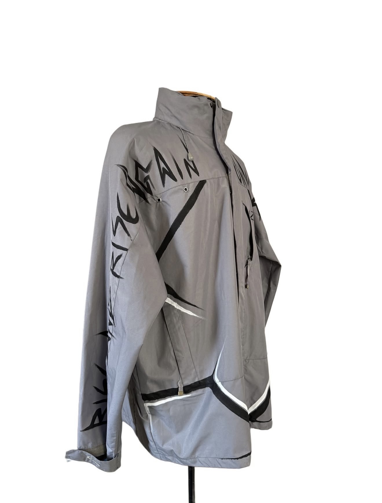 jacket destroyed custom art